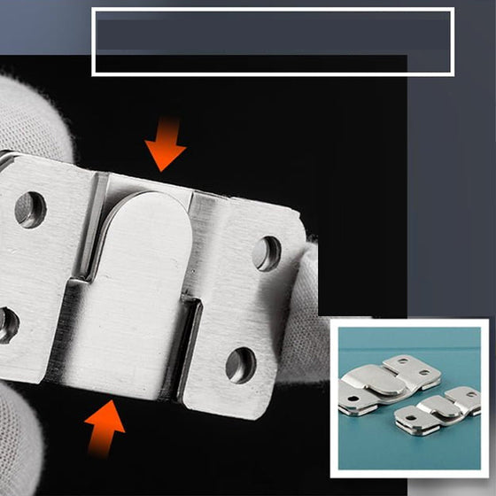 Hängande Spänne i Rostfritt Stål med Förregling