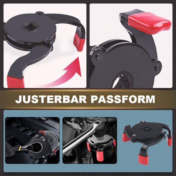 Trekäfts oljefilternyckel