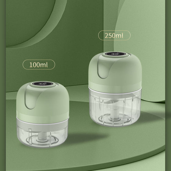 USB uppladdningsbar elektrisk vitlökskvarn