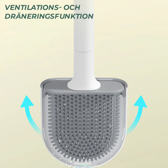 Väggmonterad Toalettborste