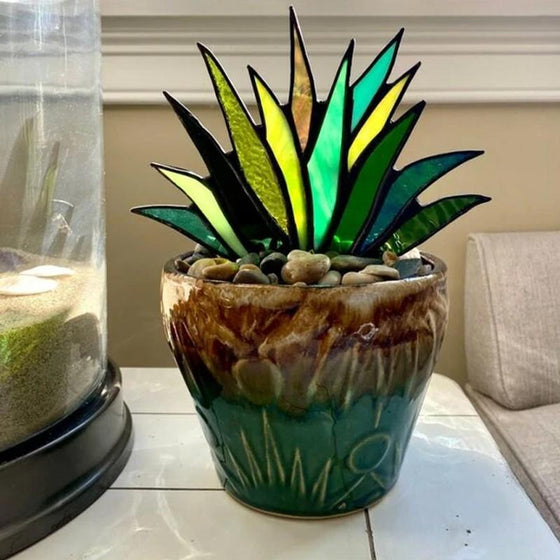 Mini krukväxter dekoration trädgårdsprydnader