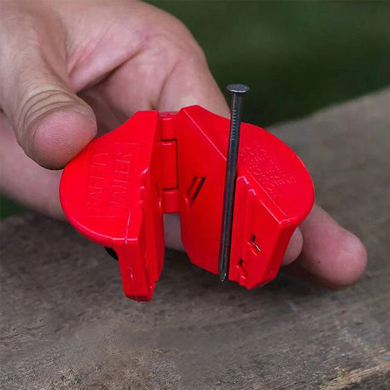 Magnetisk säker spikhållare