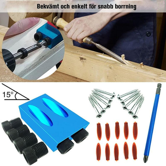 Borrstöd 15 ° vinkel