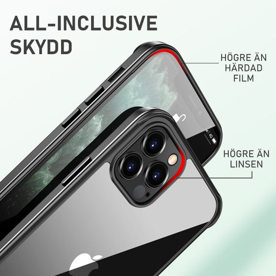 IPHONE 12-FODRAL MED METALLRAM