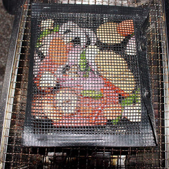Återanvändbara klibbfria BBQ mesh grill påsar