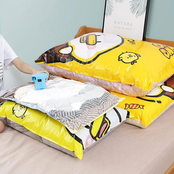 Kompressibel vakuumförvaringspåse