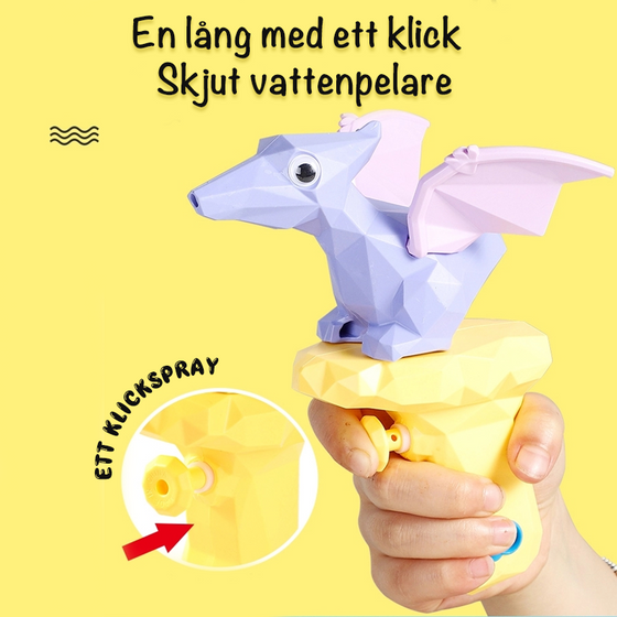 Tecknad dinosaurie vattenpistol leksak