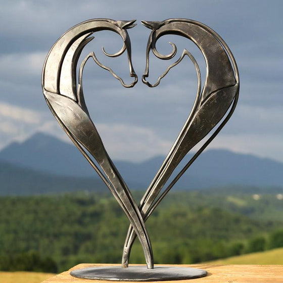 Hästskulptur dekoration