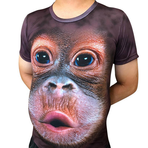 Rolig gorilla 3D T-shirt