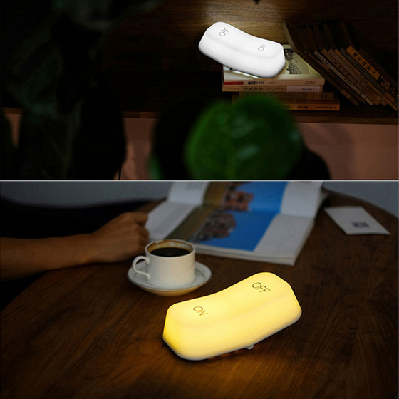 LED-lampa med strömbrytare och uppladdningsbart batteri