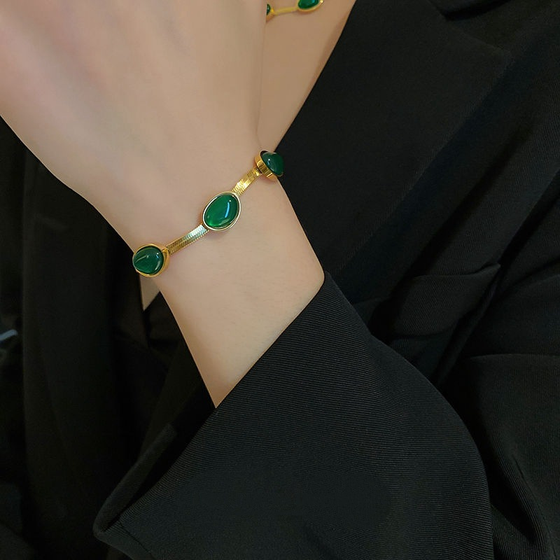 Emerald Halsband Armband