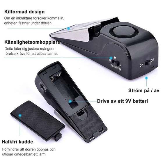 Dörrstopp med larm