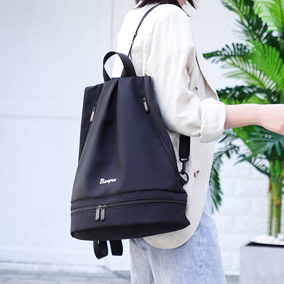 Damsimväska utrustning ryggsäck