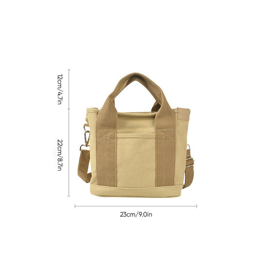 Handväska med flera fickor