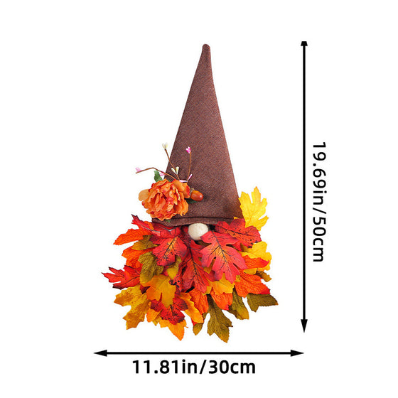 Lönnlövshatt - Dörrupphängning, hatt för fotoprops, vägghatt