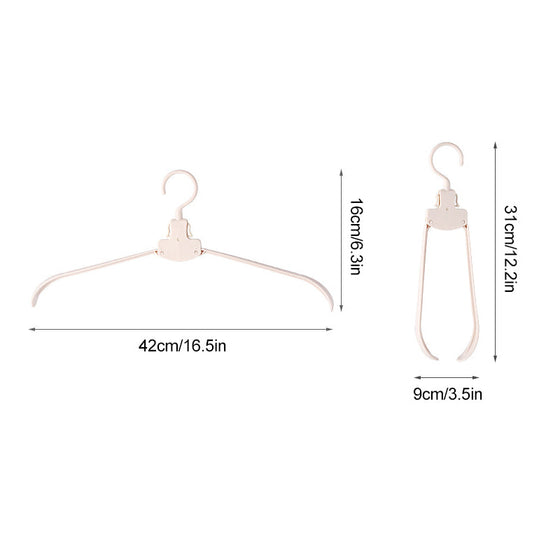 Vikbar klädhängare