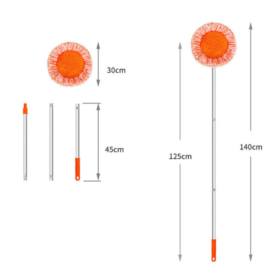Dammborttagning teleskopisk tvättmopp