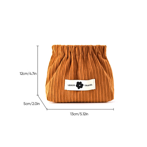 Organisatör för elastiska hårsnoddar i corduroy