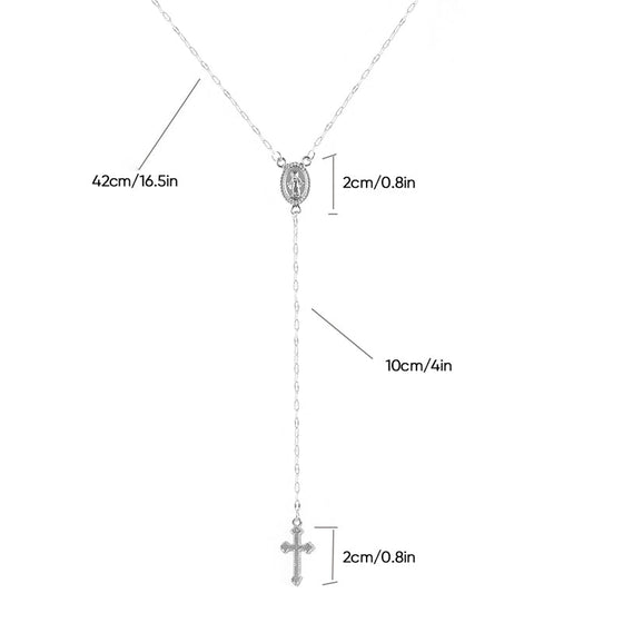 Kors hängsmycke halsband