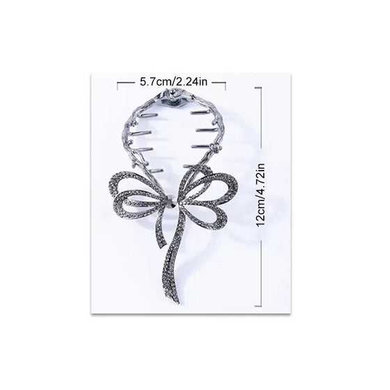 Bow ponytail hair clip