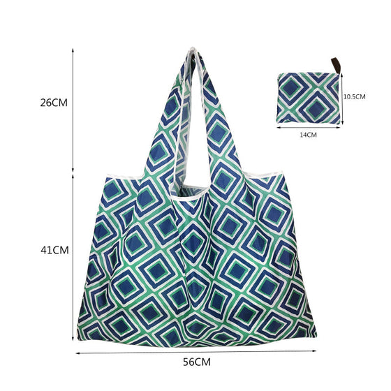 Hopfällbara, Bärbara Shoppingväska i Oxfordtyg