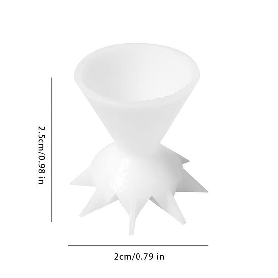 Koppform för utspilld färgkonst