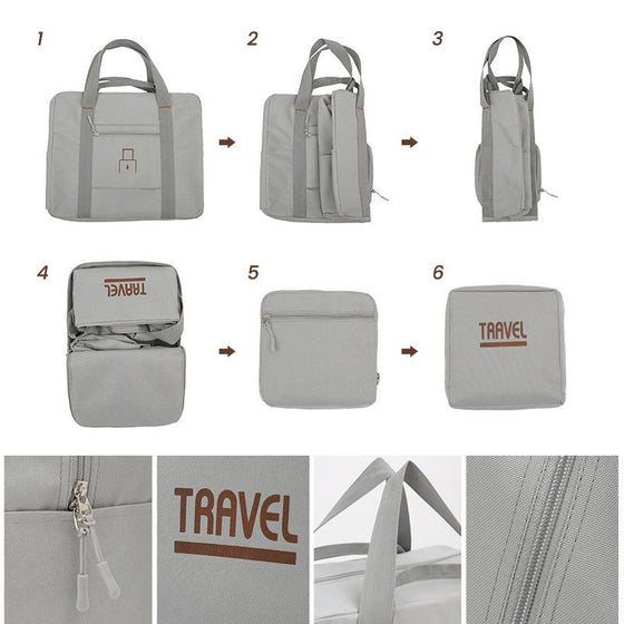 Bärbar Hopfällbar Förvaringsväska med Stor Kapacitet