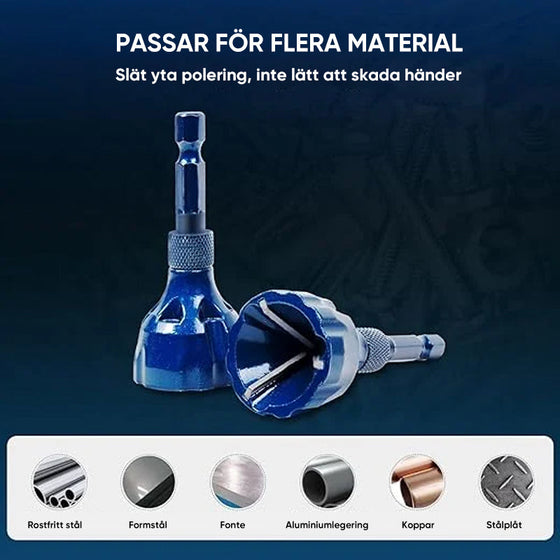 Avgradningsverktyg med wolframkarbidblad