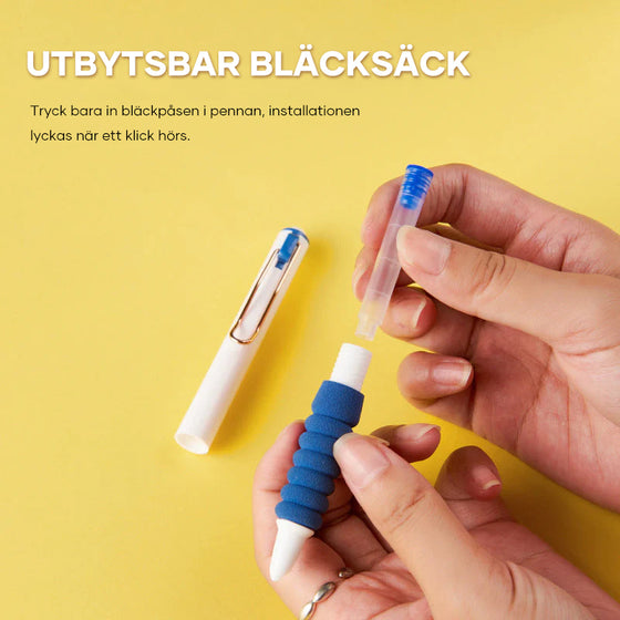 Infällbar reservoarpenna