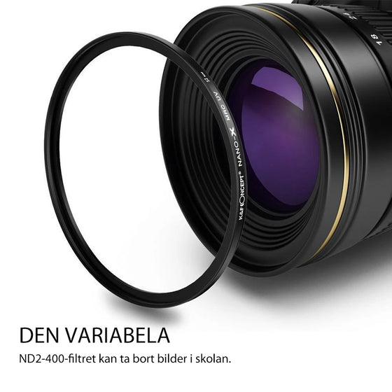 ND2-400 Neutrale Dichtheid Fader Variabelt ND Filter