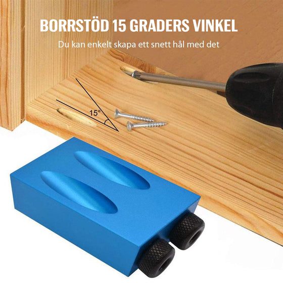 Borrstöd 15 ° vinkel