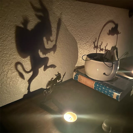 Häpnadsväckande Halloween Shadow Dekor