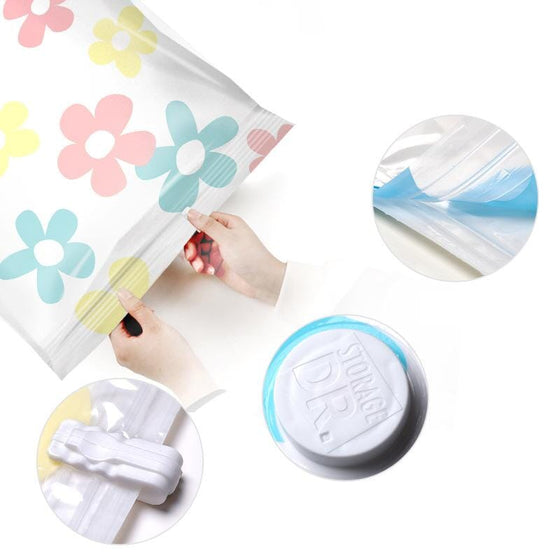 Vakuumpåse för förvaring med kompression