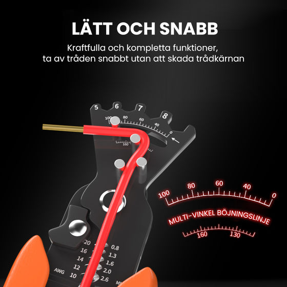 Multifunktionell Trådavisoleringstång