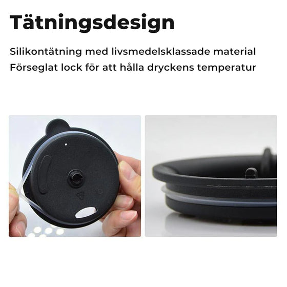 Magnetiserad blandningskopp i rostfritt stål