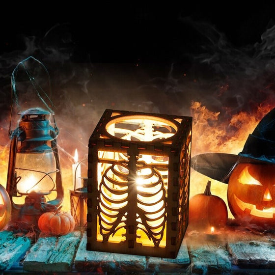 Halloween Skull Rib Shadow Lamp