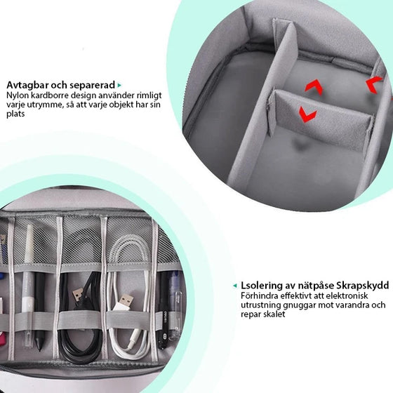 Multifunktionell Kabelförvaringspåse