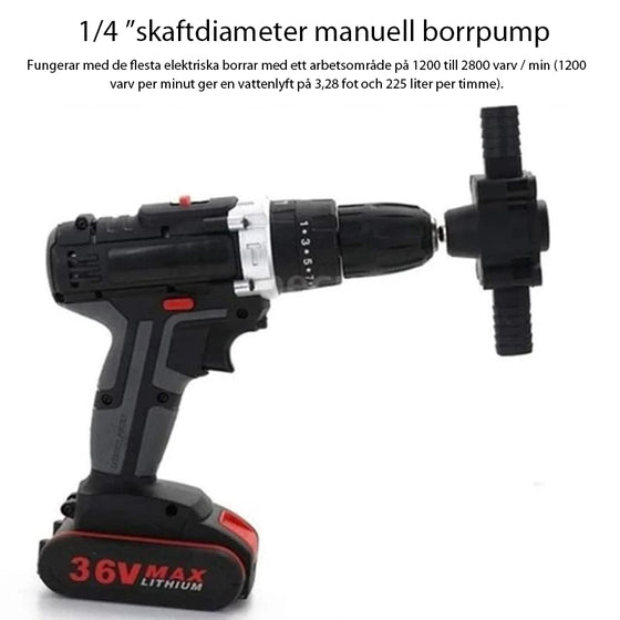 Borrmaskinpump