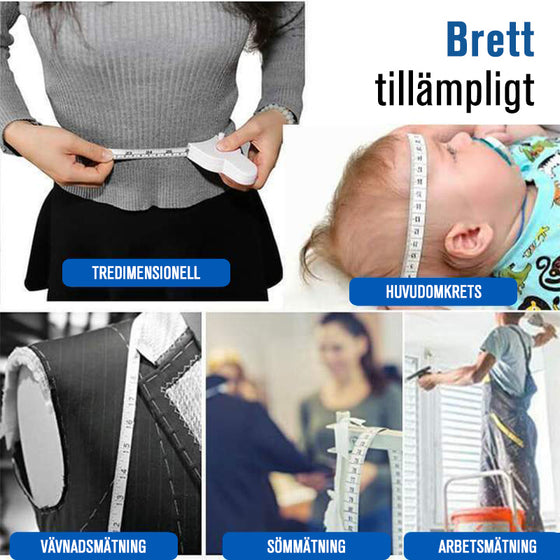 Automatisk rullband tejp omkrets mätningslinjal