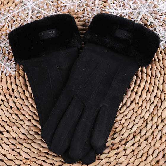Vintervarma pekskärmshandskar för kvinnor