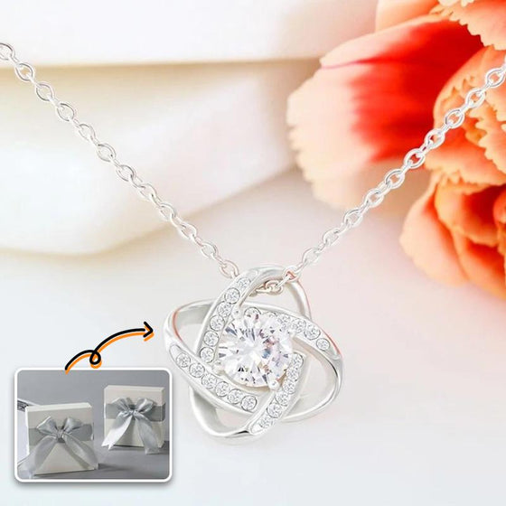 Ändlös Knyttande vänskapsring och halsband