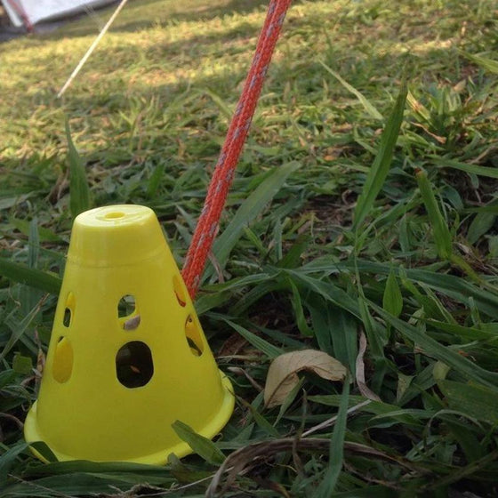 Tältlampor till tältpinnarna