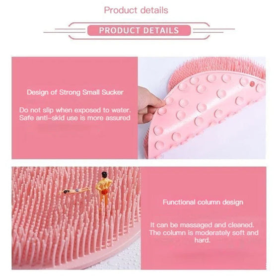 Dusch fot och ryggskrubb, massagedyna