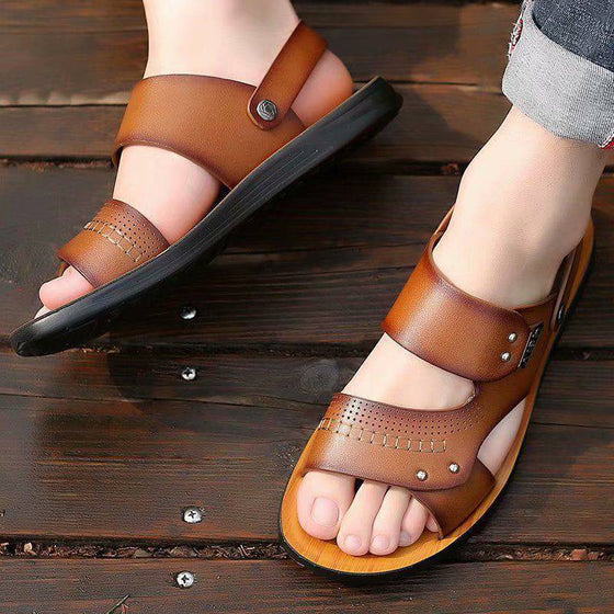 Casual strandsandaler i mjuk sula för män