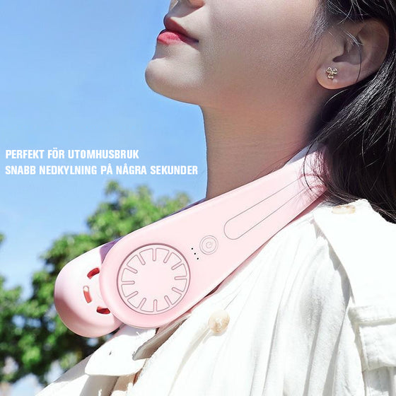 Mini bärbar fläkt för nacken