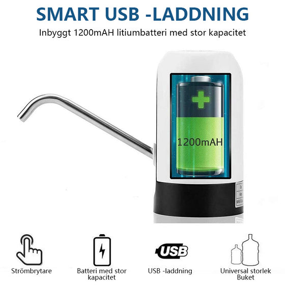 Bärbar elektrisk vattendispenser