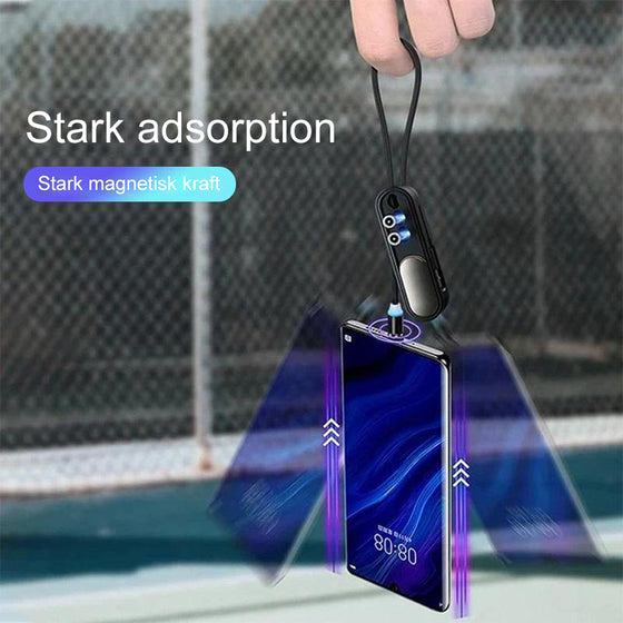 3-i-1 magnetisk bärbar laddningskabel