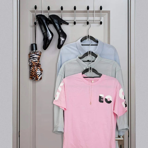 Genomskinliga anslutningskrokar för galge (10 st)