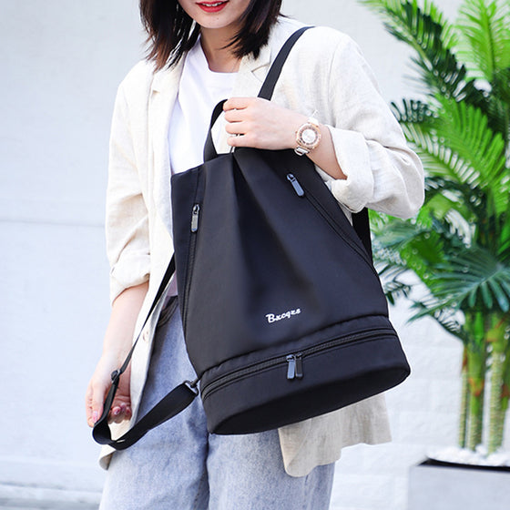 Damsimväska utrustning ryggsäck