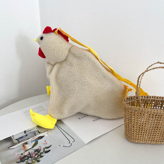 Rolig kyckling axelväska med ben